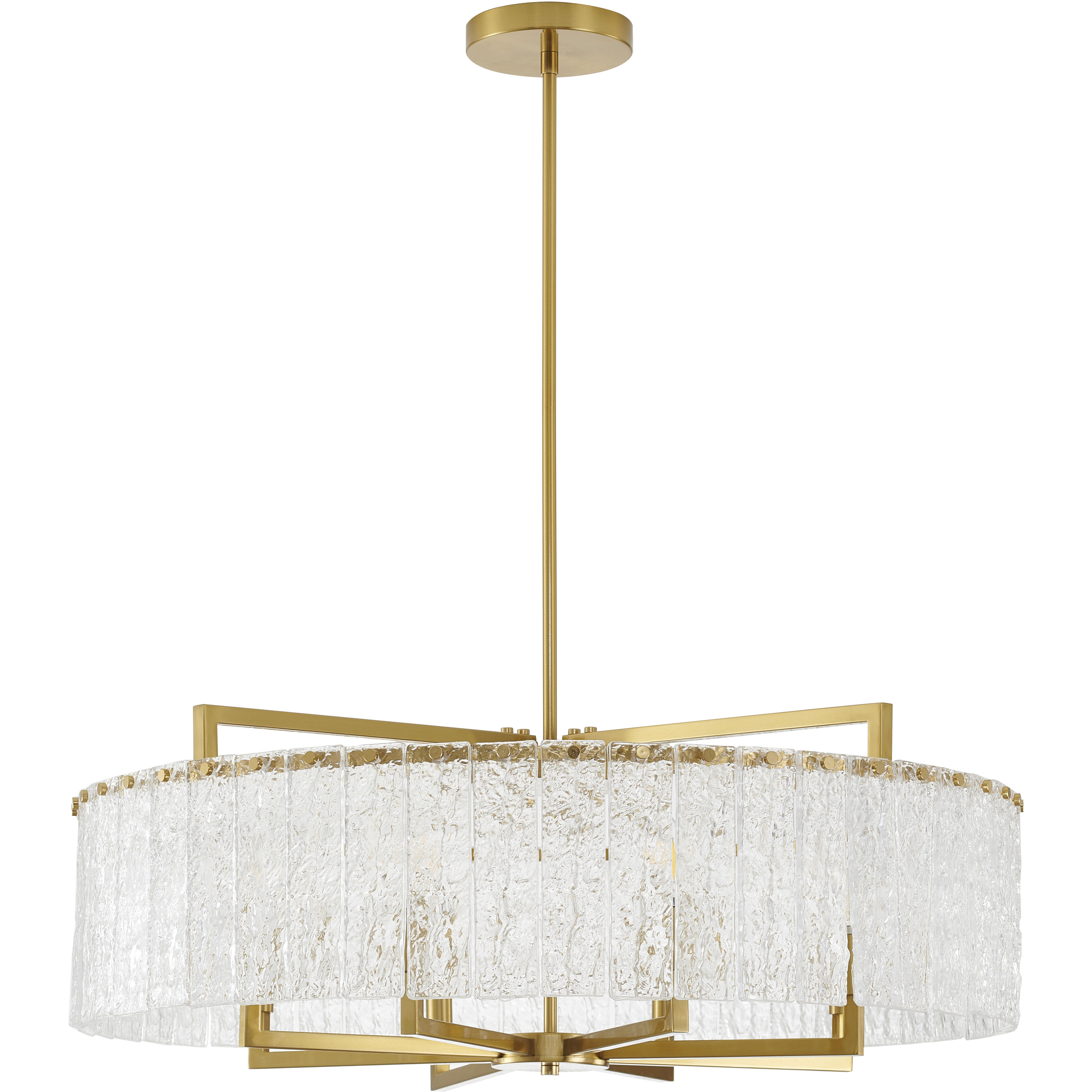 Canada LED 32 inch Brass Chandelier Ceiling Light